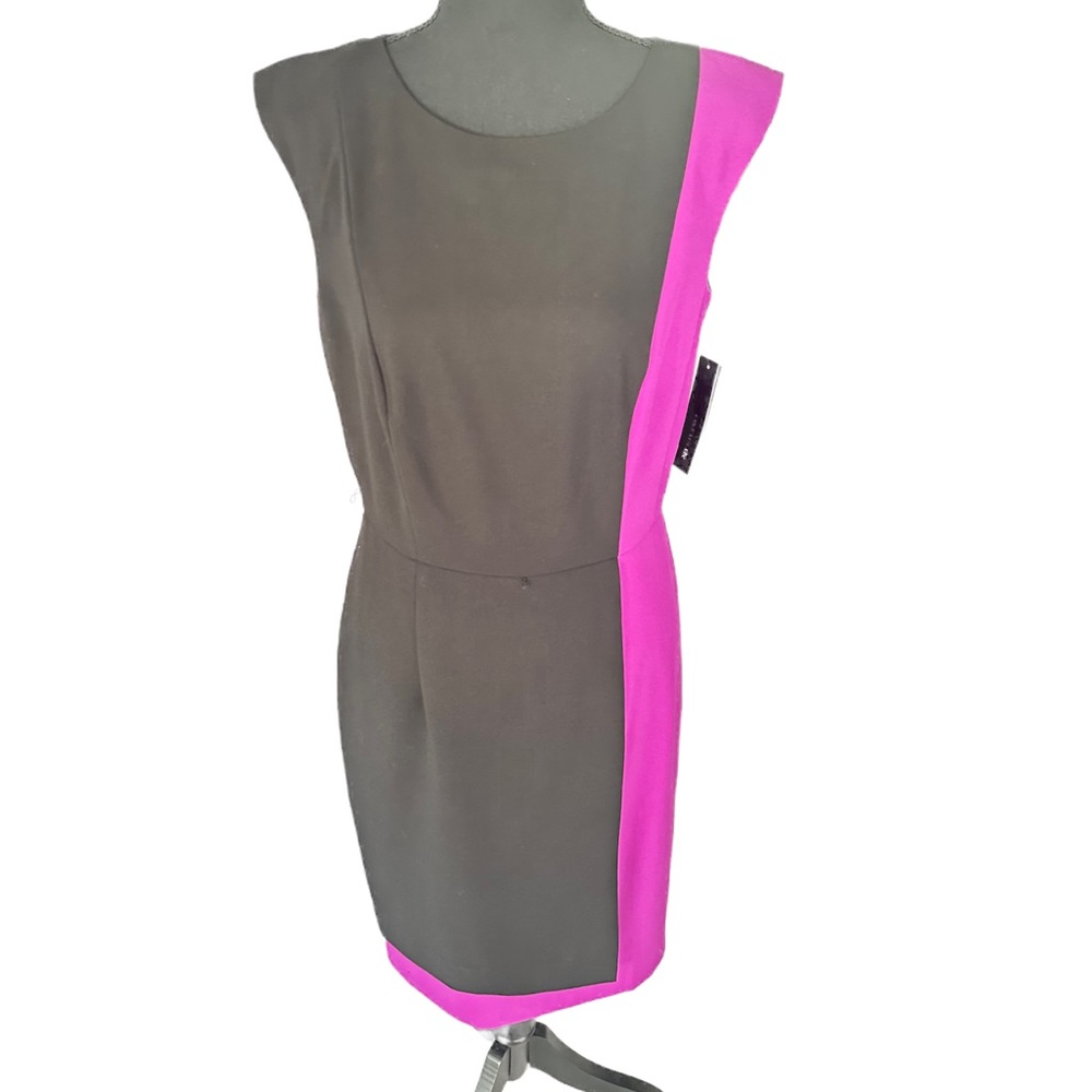 AB Studio Dress Black/Purple Size 6